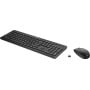 Zestaw bezprzewodowy klawiatura i mysz HP 235 Wireless Mouse and Keyboard Combo 1Y4D0UT - Czarny