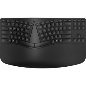 Klawiatura bezprzewodowa HP 965 Ergonomic Wireless Keyboard 7E756AA - Czarna