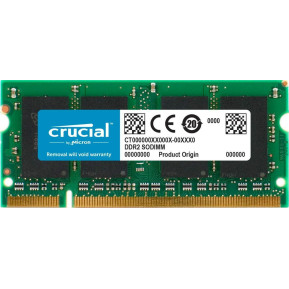 Pamięć RAM 1x4GB SO-DIMM DDR2 Crucial CT51264AC800 - zdjęcie poglądowe 1
