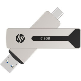 Pendrive HP 512GB USB-C/A 3.2 HPFD911PRO-512 - Srebrny