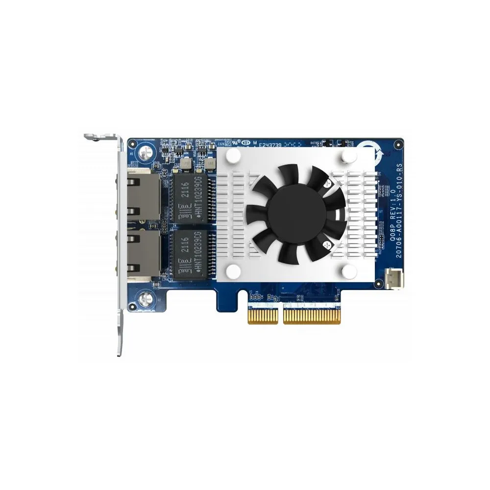 Karta sieciowa QNAP QXG-10G2TB, 2x 10Gbps RJ45, PCIe Gen 3 x4 | Sklep ITnes.pl, IT for BUSINESS