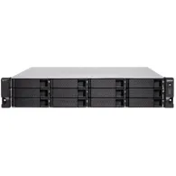 Serwer NAS QNAP Rack TS-H1283XU-RP-E2136-8Y6M, Rack (1U), Intel Xeon E-2136, 32GB RAM, 16TB, 12 wnęk, hot-swap | Sklep ITnes.pl,