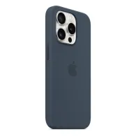 Etui silikonowe Apple Silicone Case z MagSafe MT1D3ZM/A do iPhone 15 Pro, Sztormowy błękit | Sklep ITnes.pl, IT for BUSINESS