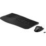 Zestaw bezprzewodowy klawiatura i mysz HP 680 Comfort Dual-Mode Keyboard and Mouse Combo 8T6L6AA - Czarny