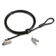 Linka zabezpieczająca Kensington Slim NanoSaver 2.0 Keyed Laptop Lock K65021WW - Czarna