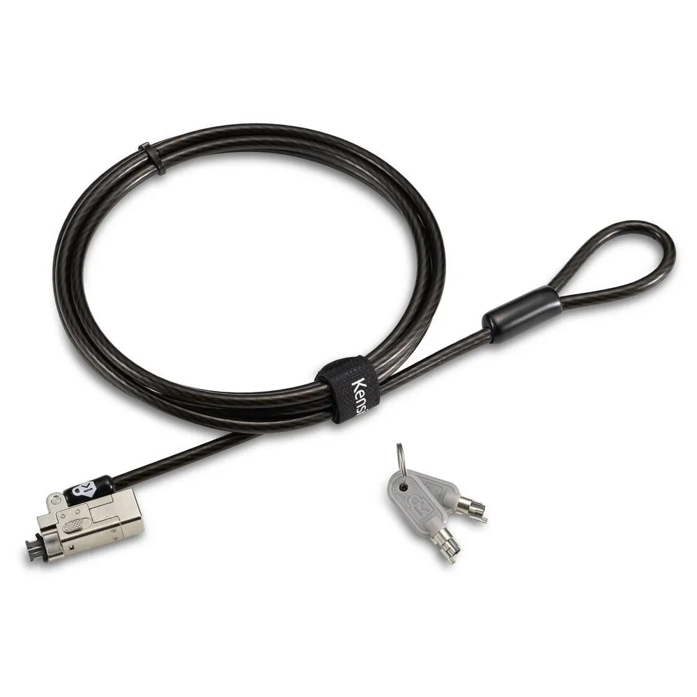 Linka zabezpieczająca Kensington Slim NanoSaver 2.0 Keyed Laptop Lock K65021WW - Czarna