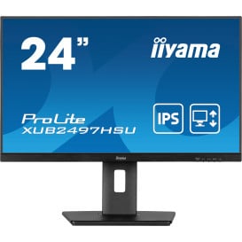 Monitor iiyama ProLite XUB2497HSU-B2 - 23,8"/1920x1080 (Full HD)/IPS/1 ms/pivot/Czarny