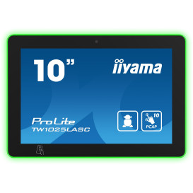 Monitor iiyama ProLite TW1025LASC-B1PNR - 10"/1280x800 (WXGA)/16:10/IPS/25 ms/kamera/dotykowy/Czarny