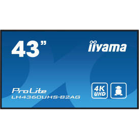 Monitor iiyama ProLite LH4360UHS-B2AG - 42,5"/3840x2160 (4K)/VA/6,5 ms/pivot/Czarny