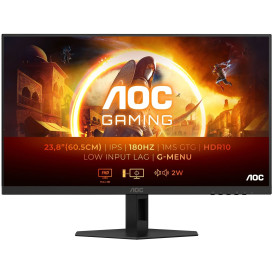 Monitor AOC Gaming 24G4XE - 23,8"/1920x1080 (Full HD)/180Hz/Fast IPS/HDR/0,5 ms/Czarny