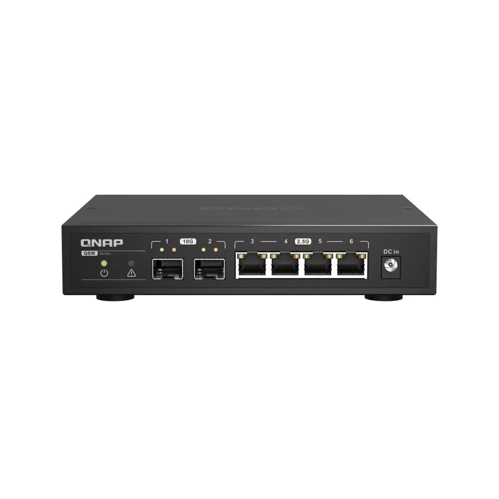 Switch niezarządzalny QNAP QSW-2104-2S, 2x 10GbE SFP+, 4x 2.5GbE RJ45 | Sklep ITnes.pl, IT for BUSINESS
