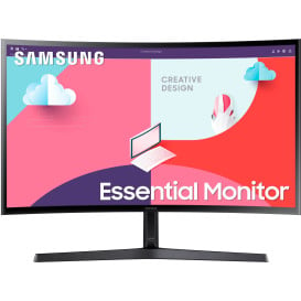 Monitor Samsung S36C LS24C366EAUXEN - 24"/1920x1080 (Full HD)/75Hz/zakrzywiony/VA/4 ms/Czarny