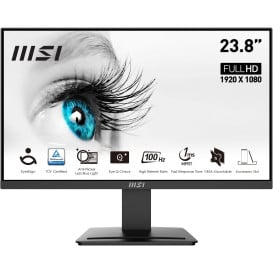 Monitor MSI PRO MP2412 - 23,8"/1920x1080 (Full HD)/100Hz/VA/FreeSync/1 ms/Czarny