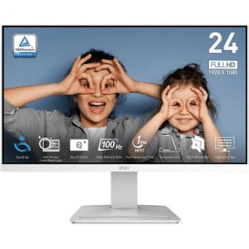 Monitor MSI PRO MP2412W - 23,8"/1920x1080 (Full HD)/VA/4 ms/Biały