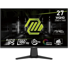 Monitor MSI MAG 275QF - 27"/2560x1440 (QHD)/180Hz/Rapid IPS/HDR/0,5 ms/Czarny