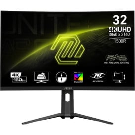 Monitor MSI MAG 321CUP - 31,5"/3840x2160 (4K)/zakrzywiony/VA/FreeSync/1 ms/Czarny