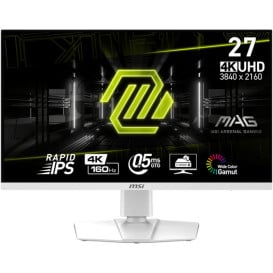 Monitor MSI MAG 274URFW - 27"/3840x2160 (4K)/Rapid IPS/FreeSync/0,5 ms/pivot/Biały