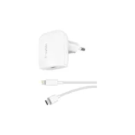 Ładowarka sieciowa Belkin 20W Charger + USB-C Lightning WCA003VF04WH -