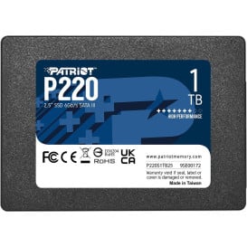 Dysk SSD 1 TB SATA 2,5" Patriot P220 P220S1TB25 - 2,5"/SATA III/550-500 MBps