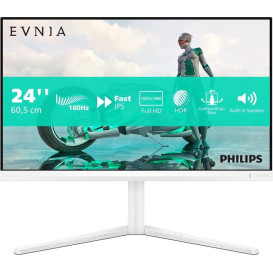 Monitor Philips Evnia 3000 24M2N3201A 24M2N3201A/00 - 23,8"/1920x1080 (Full HD)/180Hz/IPS/HDR/1 ms/pivot/Biały