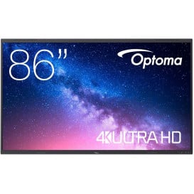 Monitor Optoma 5863RK H1F0C0PBW101 - 86"/3840x2160 (4K)/6 ms/USB-C/Czarny