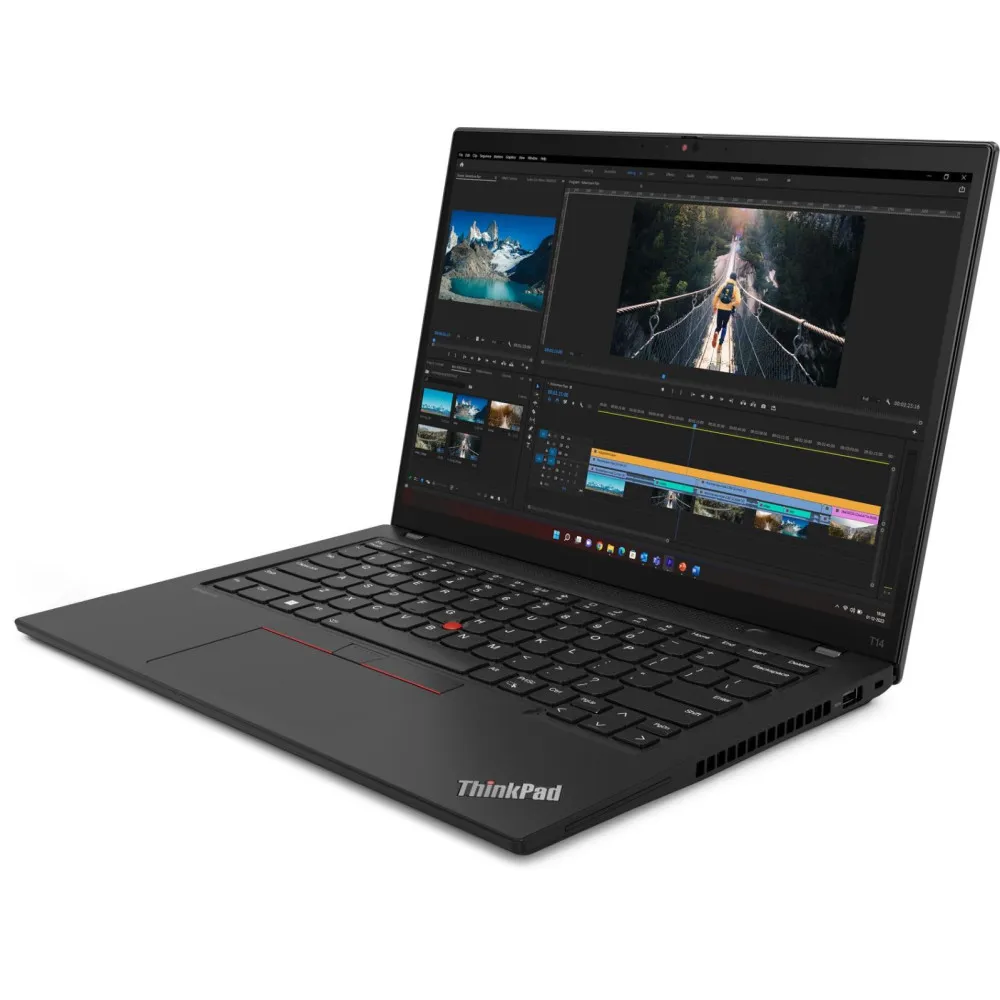 Laptop Lenovo ThinkPad T14 Gen 4 Intel 21HDZBX2HPB - i7-1360P/14" WUXGA IPS/RAM 16GB/SSD 2TB/NVIDIA GeForce MX550/Windows 11 Pro - zdjęcie