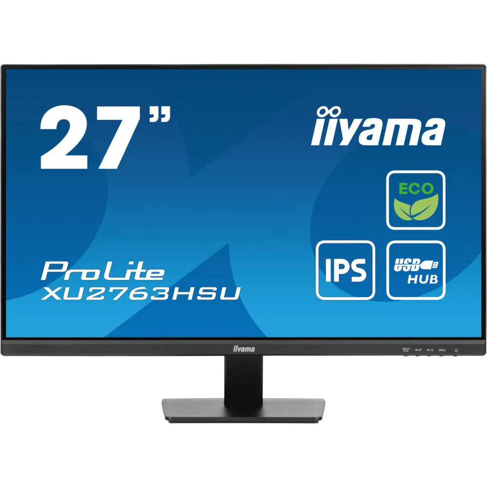 Monitor iiyama ProLite XU2763HSU-B1, 27", 1920x1080 (FHD), 100Hz, IPS, 1 ms, Czarny | Sklep ITnes.pl, IT for BUSINESS