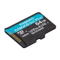 Karta pamięci Kingston microSD 64GB Canvas Go Plus 170/70MB/s SDCG3/64GBSP - Czarna | Sklep ITnes.pl - IT for BUSINESS