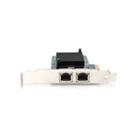 Karta sieciowa LAN Digitus DN-10132, 2x 100|1000Mbps RJ45, PCI-E, low profile | Sklep ITnes.pl, IT for BUSINESS