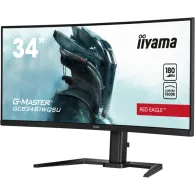 Monitor iiyama G-MASTER GCB3481WQSU-B1, 34", 3440x1440 (UWQHD), 180Hz, 21:9, zakrzywiony, VA, FreeSync, HDR, 0,300 ms, Czarny | 