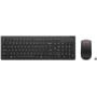 Zestaw bezprzewodowy klawiatury i myszy Lenovo Essential Gen2 4X31N50708 - US, Czarny