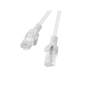 Patchcord Lanberg U/UTP PCU6-10CU-0100-S - 1 m, kat. 6, Szary