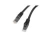 Patchcord Lanberg U/UTP PCU6-10CU-0500-BK - 5 m, kat. 6, Czarny