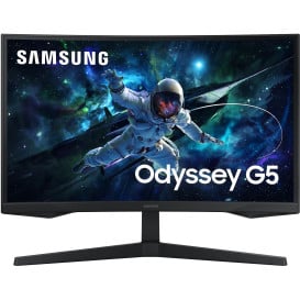 Monitor Samsung Odyssey G5 G55C LS27CG552EUXEN - 27"/2560x1440 (QHD)/zakrzywiony/VA/FreeSync/1 ms/Czarny