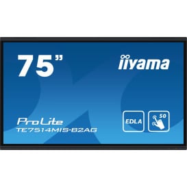 Monitor iiyama ProLite TE7514MIS-B2AG X - 74,5"/3840x2160 (4K)/VA/8 ms/dotykowy/USB-C/Czarny