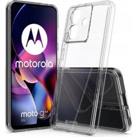 Etui na smartfon Crong Crystal Shield Cover do Motorola Moto g54 CRGCSHCMOG54TRS - Przezroczyste