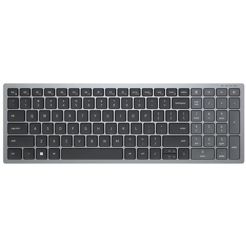 Klawiatura bezprzewodowa Dell Compact Multi-Device Wireless Keyboard 580-AKOX - Szara | Sklep ITnes.pl - IT for BUSINESS