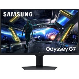 Monitor Samsung Odyssey G7 G70D LS27DG702EUXDU - 27"/3840x2160 (4K)/144Hz/IPS/HDR/1 ms/pivot/Czarny