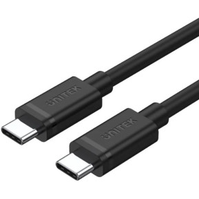 Kabel Unitek USB-C Y-C477BK - 1 m, Czarny