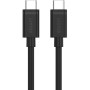 Kabel Unitek USB-C Y-C477BK - 1 m, Czarny