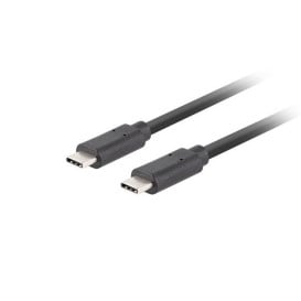 Kabel Lanberg USB-C 3.1 Gen 2 CA-CMCM-32CU-0018-BK - 10Gb/s, PD 100W, 1,8 m, Czarny