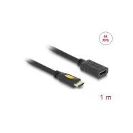 Przedłużacz HDMI High Speed with Ethernet Delock 83079, 4k 30 Hz, 1 m, Czarny | Sklep ITnes.pl, IT for BUSINESS
