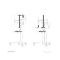 Zestaw montażowy videobar i multimedia kit Neomounts by Newstar do FL50S-825BL1 AFLS-825BL1 - Czarny