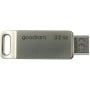 Pendrive GoodRAM ODA3 32 GB ODA3-0320S0R11 - USB-C|USB-A 3.2 Gen 1, Srebrny