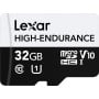 Karta pamięci Lexar 32 GB High-Endurance microSDXC LMSHGED032G-BCNNG - UHS-I, 100MB|s|30MB|s, C10, A1, V30, U3