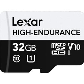 Karta pamięci Lexar 32 GB High-Endurance microSDXC LMSHGED032G-BCNNG - UHS-I, 100MB|s|30MB|s, C10, A1, V30, U3