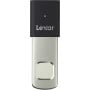 Pendrive Lexar 64GB Fingerprint F35pro LJDF35P064G-RNBNG - USB-A 3.2 Gen 1, 300MB|s|60MB|s, Czarny, Srebrny