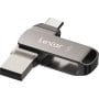 Pendrive Lexar 64GB JumpDrive Dual Drive D400 LJDD400064G-BNQNG - USB 3.1, 130MB|s, Szary