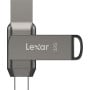 Pendrive Lexar 64GB JumpDrive Dual Drive D400 LJDD400064G-BNQNG - USB 3.1, 130MB|s, Szary