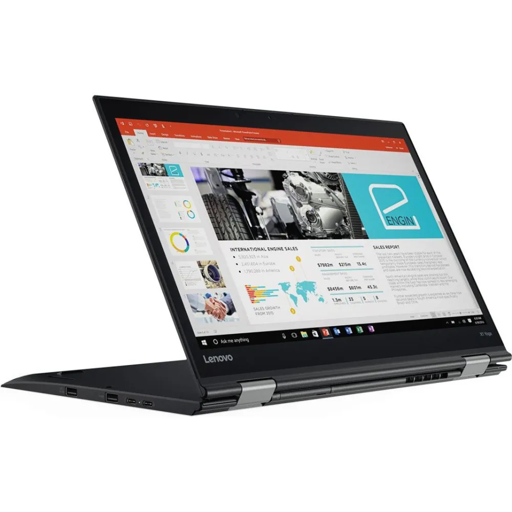 Zdjęcie produktu Laptop Lenovo ThinkPad X1 Yoga Gen 1 20FQ004XPB - i7-6500U/14" QHD OLED dotykowy/RAM 8GB/SSD 512GB/Windows 10 Pro/3 lata On-Site